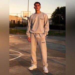 Essentials Fear of God Light Oatmeal Sweatpants